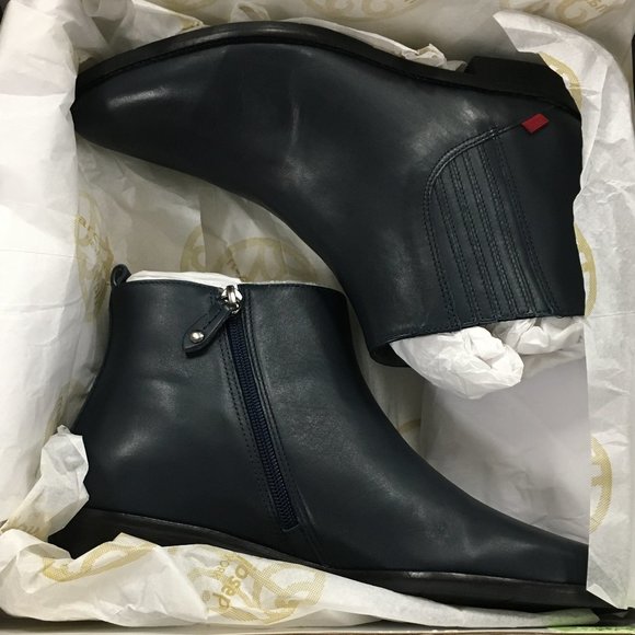 Women's Genuine Leather Luxury Ankle Boot - Picture 3 of 7